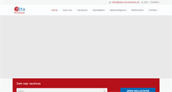 Desktop Screenshot of beta-recruitment.nl