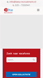 Mobile Screenshot of beta-recruitment.nl